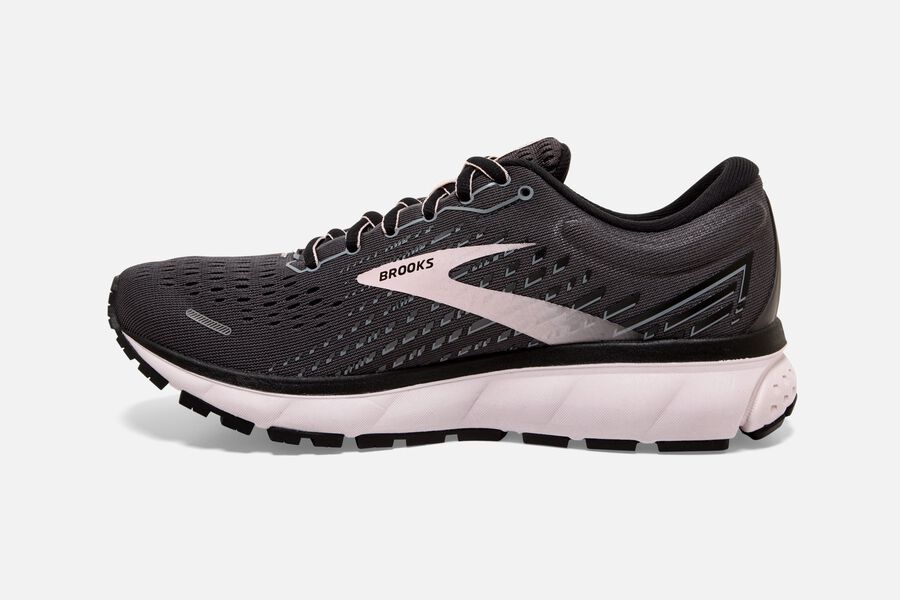 Brooks Israel Ghost 13 Road Running Shoes Womens - Black/Pink - CUI-801453